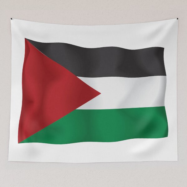 Item preview, 3D Animated Waving Flag of Palestine designed and sold by drsaver.