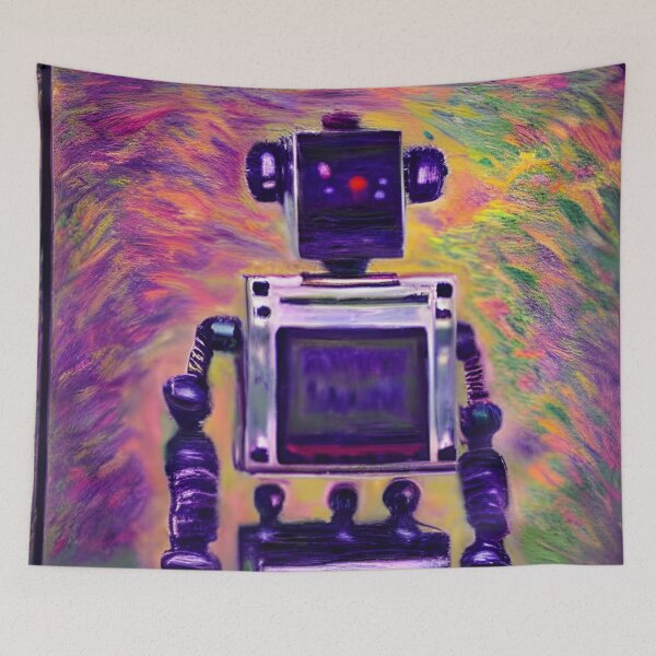 Item preview, Robot in the style of famous art. designed and sold by CRAFTER-MEDIA.