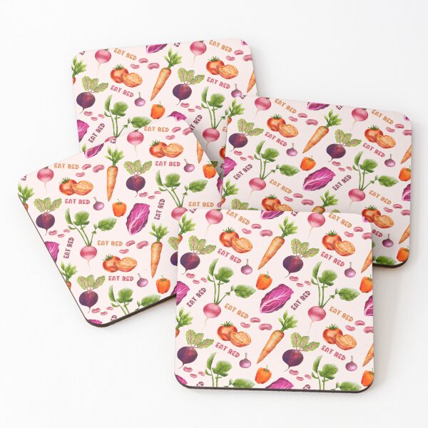 Artikelvorschau, Eat red vegetables pattern entworfen und verkauft von PositiveIdeas.
