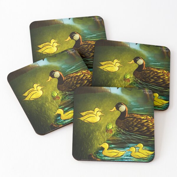Item preview, Mother Duck with Ducklings / Detailed Digital Painting for Mother Nature Appreciators designed and sold by impressionofmel.
