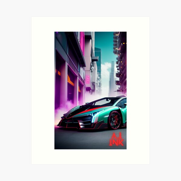 Item preview, A.I INK | Futuristic Cyberpunk Supercars  designed and sold by AI-INK.