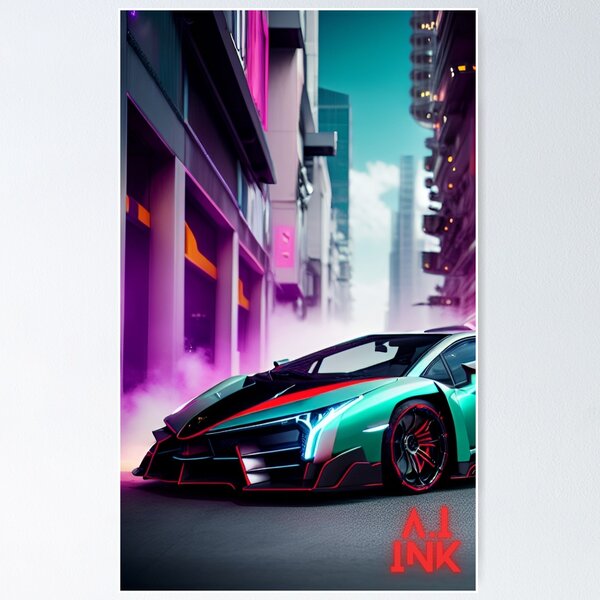 Item preview, A.I INK | Futuristic Cyberpunk Supercars  designed and sold by AI-INK.