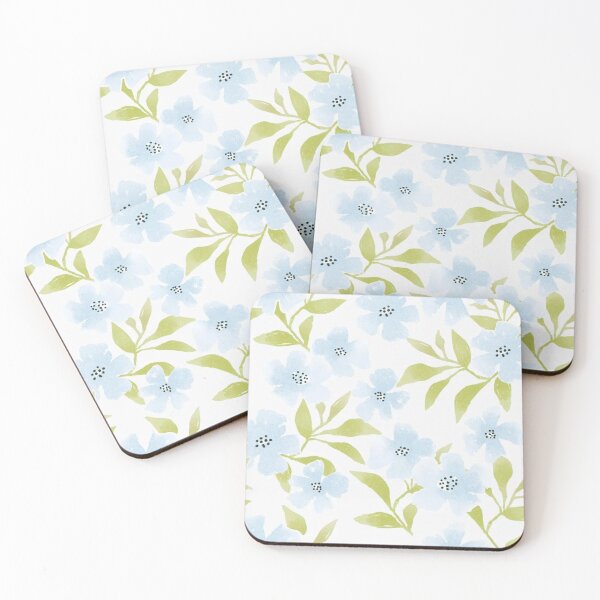 Item preview, Water Color Blue Flower designed and sold by NaomiAuDesigns.