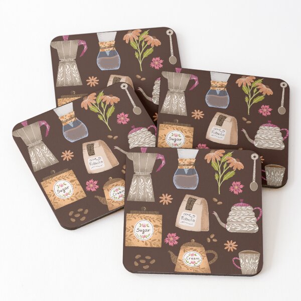 Item preview, Brew coffee aesthetic art designed and sold by pinkyfish1010.
