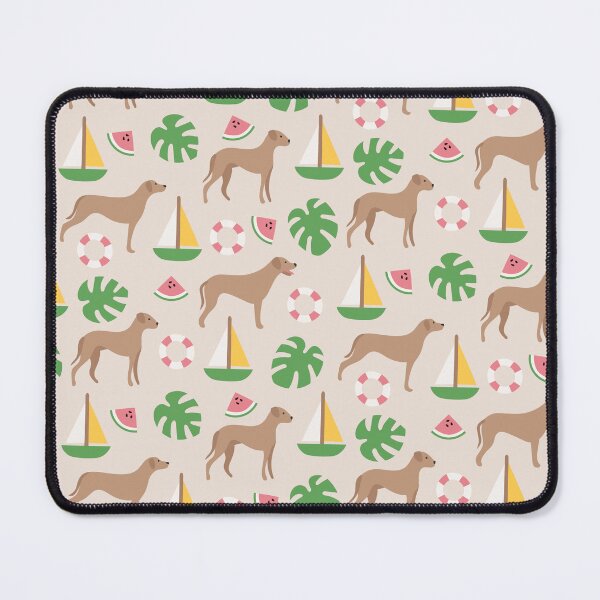 Item preview, Summer ridgeback dog with monstera watermelon boats designed and sold by RevolutionizZed.