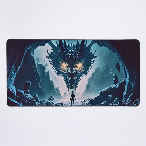 Item preview, Dark cave with dangerous wolf spirit designed and sold by knuppify.