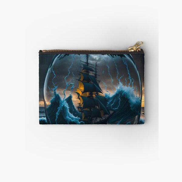 Item preview, Storm in a Bottle: Capturing the Violent Ocean on the Beach| A.I Design designed and sold by RedArtG09.