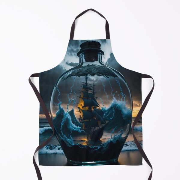 Item preview, Storm in a Bottle: Capturing the Violent Ocean on the Beach| A.I Design designed and sold by RedArtG09.