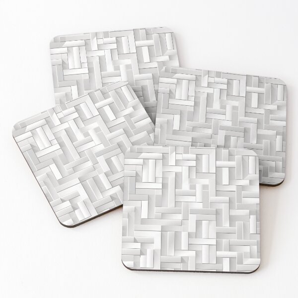 Item preview, Silver Stand Out Mosaic Tiles designed and sold by PatternBestFan.