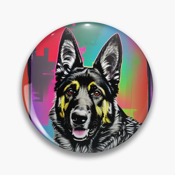 Item preview, German Shepherd The Artist designed and sold by ElegantCat.