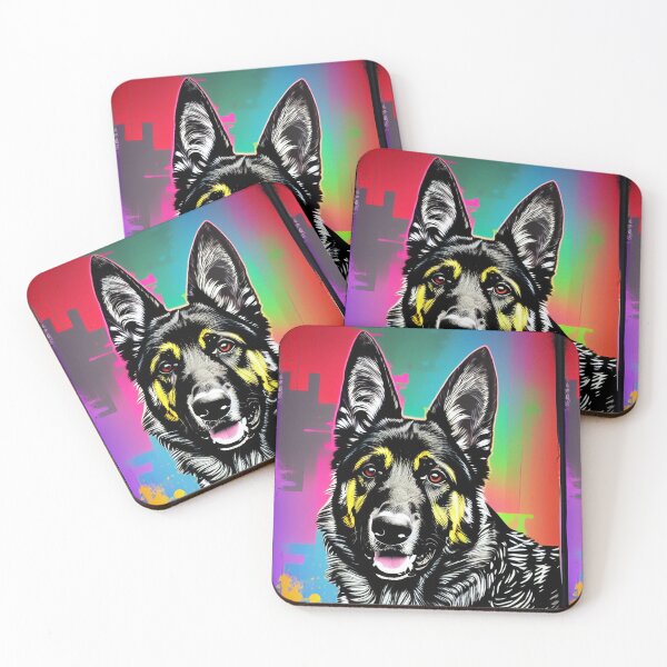 Item preview, German Shepherd The Artist designed and sold by ElegantCat.
