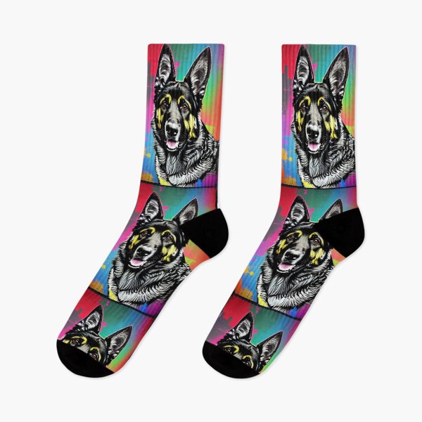 Item preview, German Shepherd The Artist designed and sold by ElegantCat.