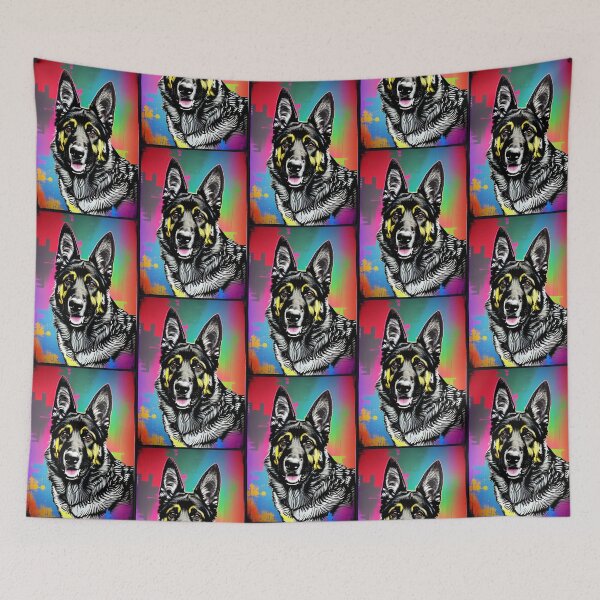 Item preview, German Shepherd The Artist designed and sold by ElegantCat.