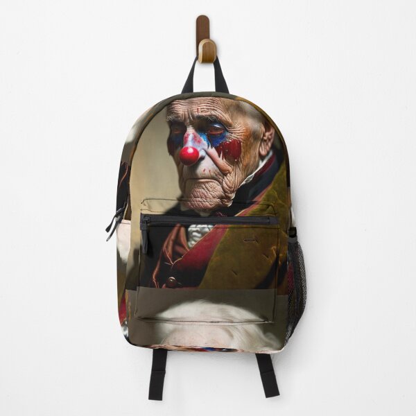 Item preview, Sad Old Unemployed Clown with White Hair and a Red Nose designed and sold by KALEIDOSCOPE UK.