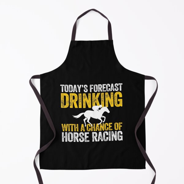 Item preview, DRINKING WITH A CHANCE OF HORSE RACING designed and sold by w1ckerman.