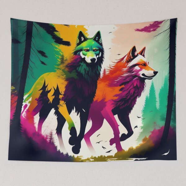 Item preview, Forest Wolves by Perceptual Paradox Creations designed and sold by hobbit73.