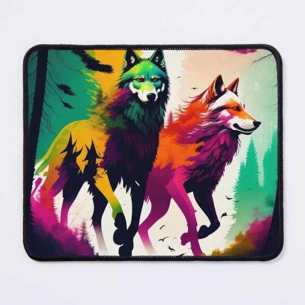 Item preview, Forest Wolves by Perceptual Paradox Creations designed and sold by hobbit73.