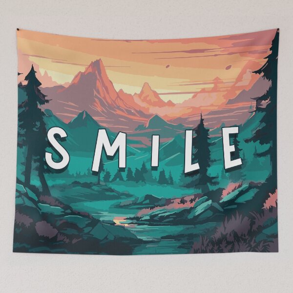 Item preview, "Vaporwave Forest Mountains" Comic Background Art Print designed and sold by lazarus93.