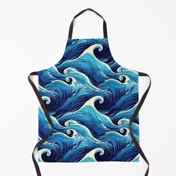 Item preview, Water Waves in Japanese Style designed and sold by Skas100.