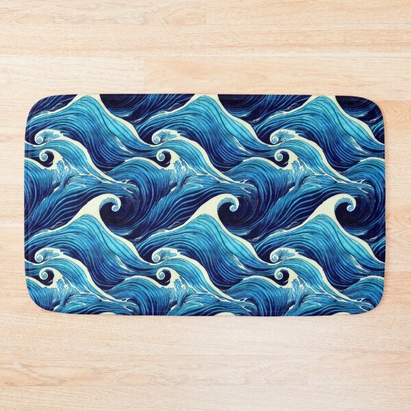 Item preview, Water Waves in Japanese Style designed and sold by Skas100.