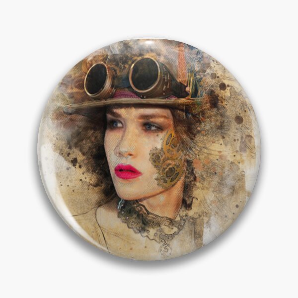 Item preview, Steampunk Dreamy Portrait - Digital Mixed Media designed and sold by MindAsylum.