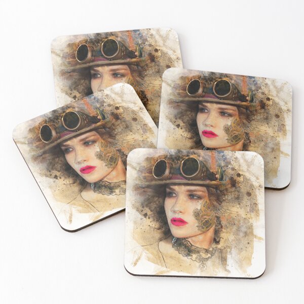 Item preview, Steampunk Dreamy Portrait - Digital Mixed Media designed and sold by MindAsylum.