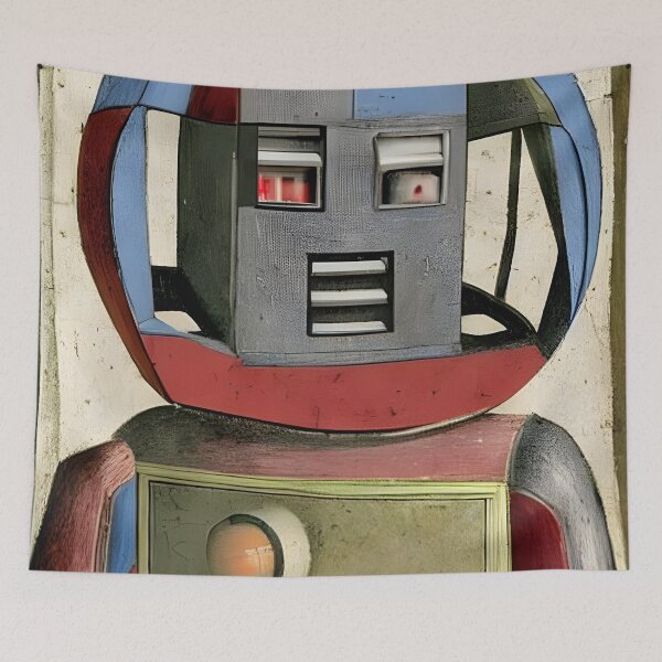Item preview, Robot in the style of famous art. designed and sold by CRAFTER-MEDIA.
