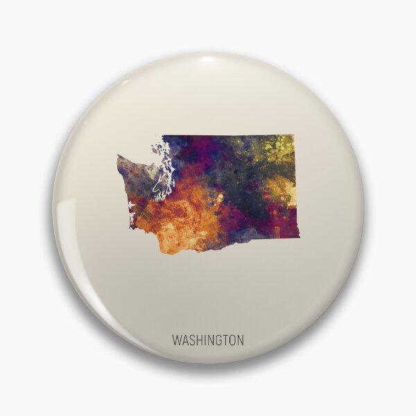 Item preview, Washington Watercolor Map designed and sold by ArtPrints.