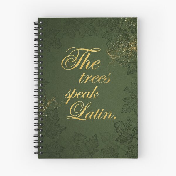 Item preview, The trees speak Latin designed and sold by addict2reading.