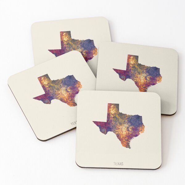 Item preview, Texas Watercolor Map designed and sold by ArtPrints.