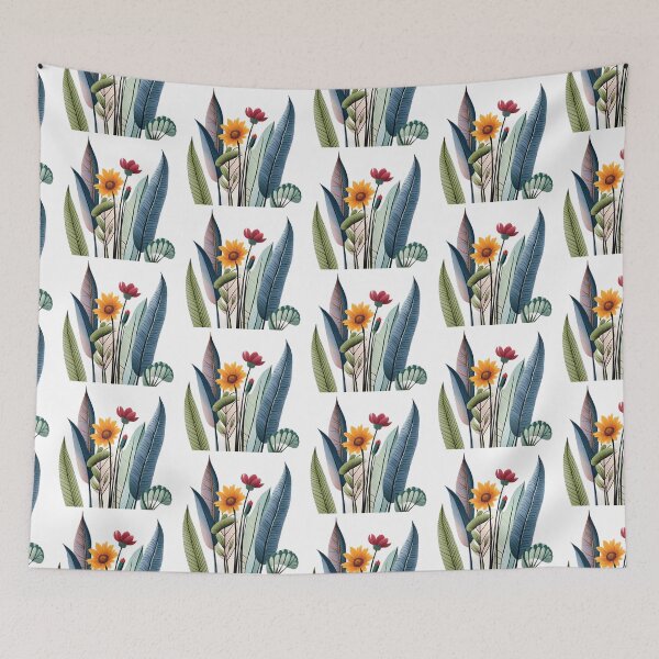 Item preview, A painting of flowers and leaves  designed and sold by Hillol Bora.