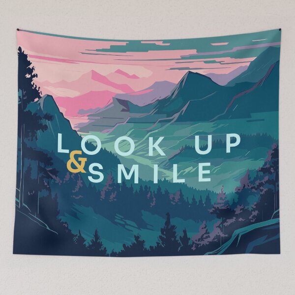 Item preview, "Vaporwave Forest Mountains" Comic Background Art Print designed and sold by lazarus93.