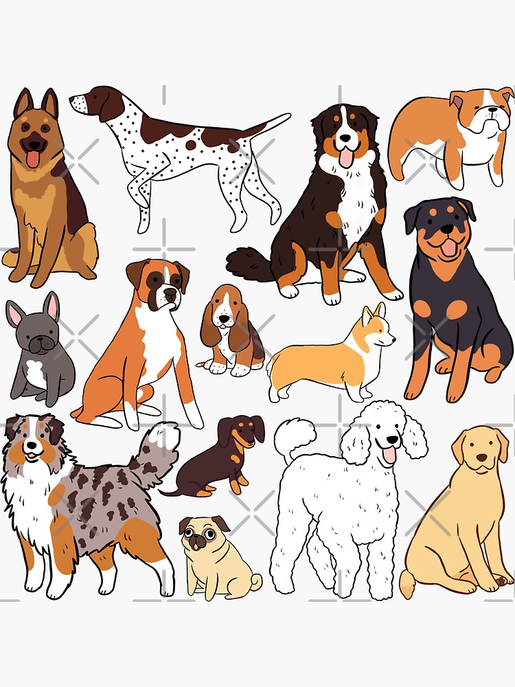 clipart cartoon dogs