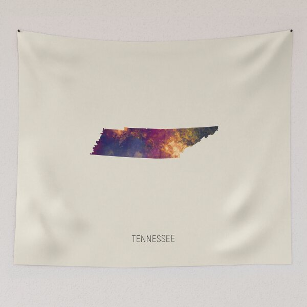 Item preview, Tennessee Watercolor Map designed and sold by ArtPrints.
