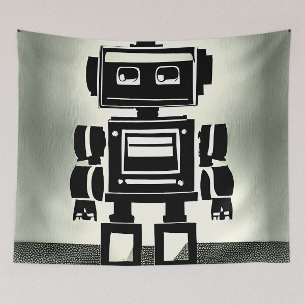 Item preview, Robot in the style of famous art. designed and sold by CRAFTER-MEDIA.