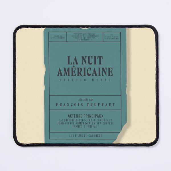 Item preview, La Nuit Américaine, François Truffaut movie poster, Day for night, Effetto Notte, french new wave film print designed and sold by Spallutos.