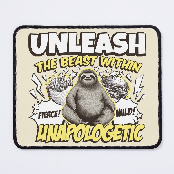 Item preview, Unleash The Beast Within Thicc Sloth designed and sold by CarpeDiem96.