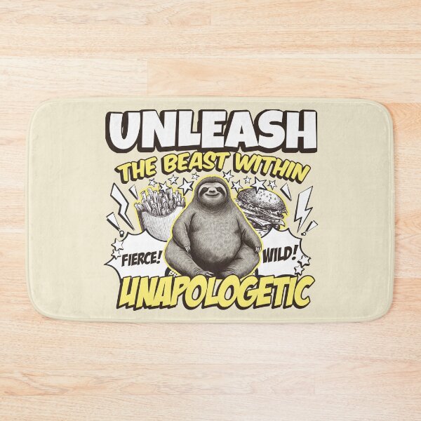 Item preview, Unleash The Beast Within Thicc Sloth designed and sold by CarpeDiem96.