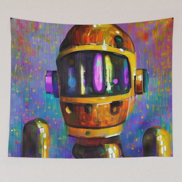 Item preview, Robot in the style of famous art. designed and sold by CRAFTER-MEDIA.