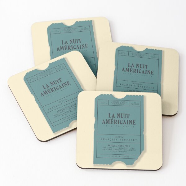 Item preview, La Nuit Américaine, François Truffaut movie poster, Day for night, Effetto Notte, french new wave film print designed and sold by Spallutos.