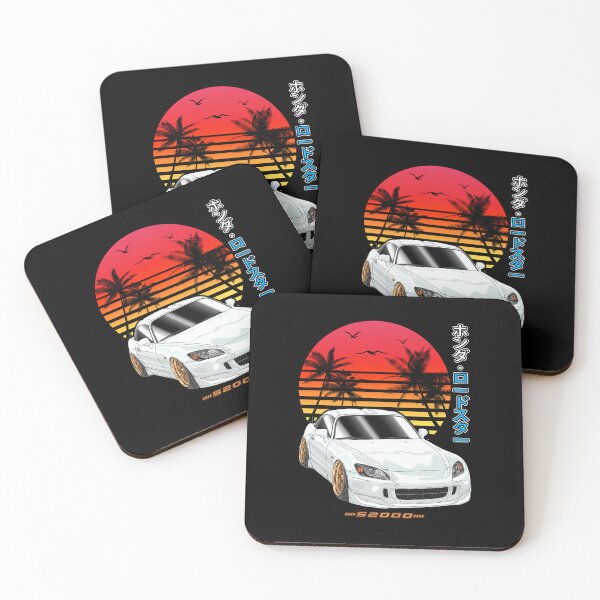 Item preview, JDM White Honda S2000 Roadster Sunset Palm Beach designed and sold by JDM Guyvit.