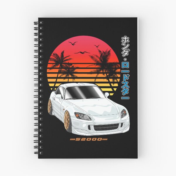 Item preview, JDM White Honda S2000 Roadster Sunset Palm Beach designed and sold by JDM Guyvit.