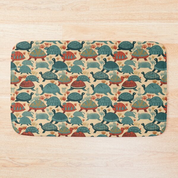 Item preview, Tortoises in blue & orange designed and sold by CactusPan.