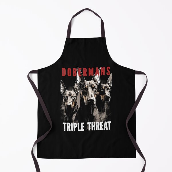 Item preview, Dobermans Triple Threat – Doberman Trio Perfect Gift For Doberman Lover designed and sold by MadeByRobots.