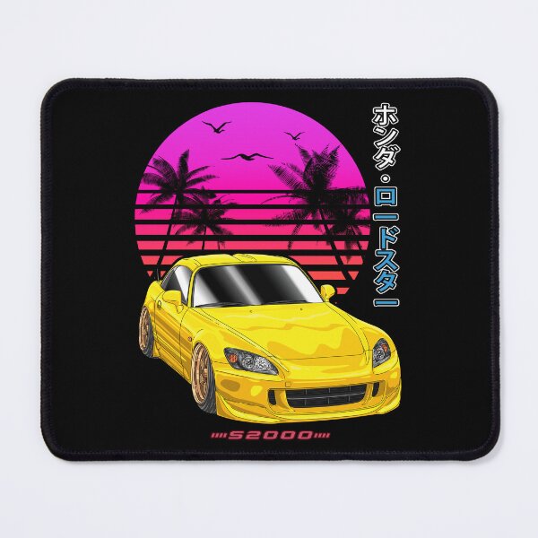 Item preview, JDM Yellow Honda S2000 Roadster Sunset Palm Beach designed and sold by JDM Guyvit.