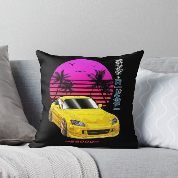 Item preview, JDM Yellow Honda S2000 Roadster Sunset Palm Beach designed and sold by JDM Guyvit.