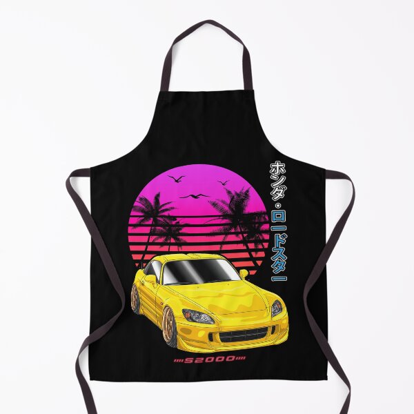Item preview, JDM Yellow Honda S2000 Roadster Sunset Palm Beach designed and sold by JDM Guyvit.