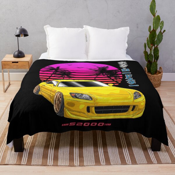 Item preview, JDM Yellow Honda S2000 Roadster Sunset Palm Beach designed and sold by JDM Guyvit.