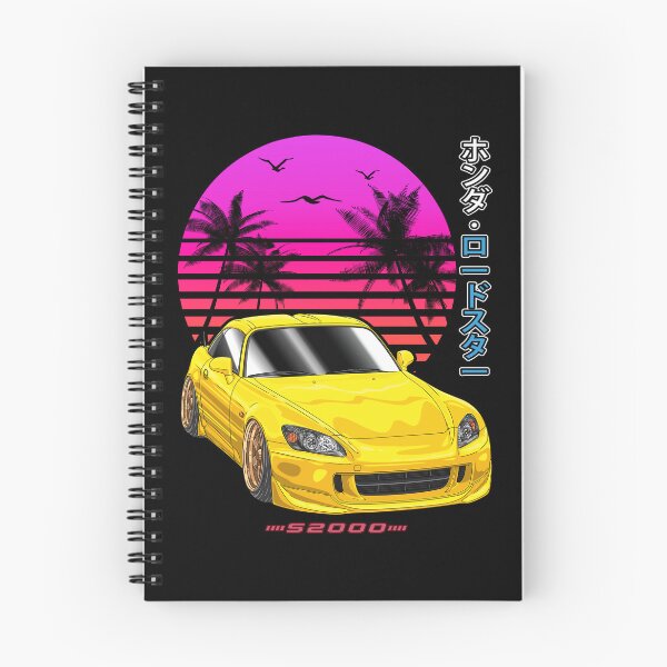 Item preview, JDM Yellow Honda S2000 Roadster Sunset Palm Beach designed and sold by JDM Guyvit.