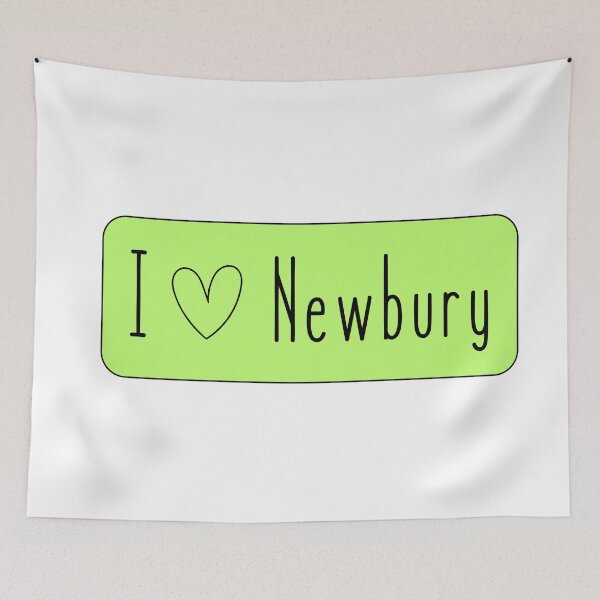 Item preview, I love Newbury - green designed and sold by jechaiyells.
